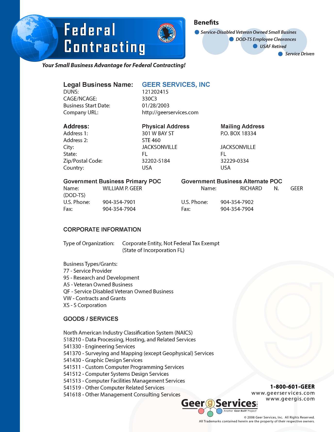 Geer Services Capabilities TriFold