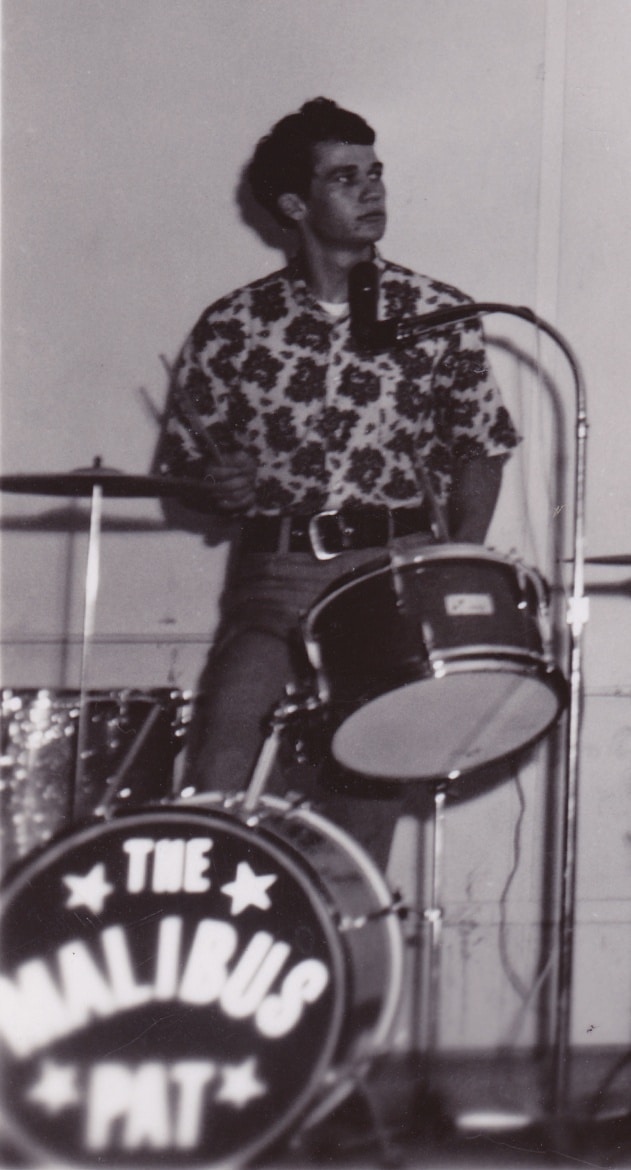Pat Geer Drumming With The Malibus In The 1960s