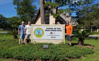 Chapel Of The High-Speed Pass Sign Installation